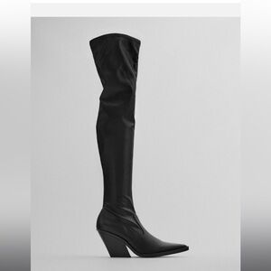 Zara Thigh High Boots